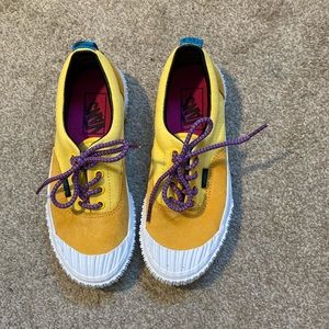 NWOT Funky yellow vans